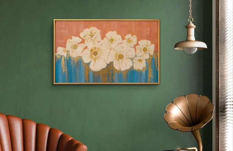Abstract floral painting4