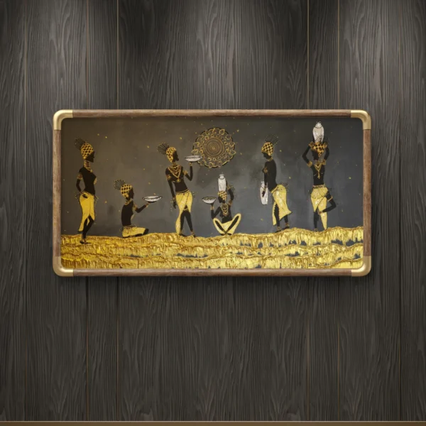 Golden Glow of African Grace
